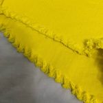 L'Agence L’AGENCE Women Bright Yellow Raw Hem Denim Shorts Size 25 NWT Photo 2