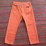 Levi's 501 DESERT ORANGE BUTTON FLY  JEANS Photo 0
