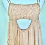 Modcloth Soft Pink Lace Detail Mini Babydoll Dress | EUC | Small |  Photo 5