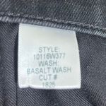 Nili Lotan High Waisted Skinny Black Jeans Basalt Wash Raw Frayed Hem Womens 26 Photo 12