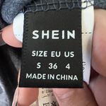 SheIn Relaxed Fit Blue and Gray Short Sleeve Tees Photo 4