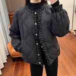 PEACE BIRD women’s collarless winter coat size M Size M Photo 0