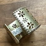 Lucky Brand  Wide Floral Cuff Bracelet Photo 2