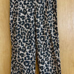 Reformation  Women's Animal Print Leopard Marlon Stretch  High Crop Pants Size 4‎ Photo 0