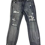 Judy Blue  High Rise Distressed Boyfriend Jean.  Size 15/32 Photo 0