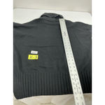 Womans Cynus Oversize Pullover Sweater Large Black Cowl Neck 3/4 Sleeve Photo 5