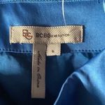 BCBGeneration  Blue Chiffon One Shoulder Dress 6 Photo 2