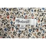 Madewell Tie Waist Mini Skirt XS Ditsy Wild Flower Field Prairie Cottage Art Photo 8