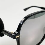 Gucci NIB Silver and Black Aviator Men's Sunglasses Photo 4