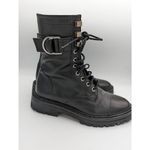 IRO Jaudie black leather combat boots size EU 38 Photo 2