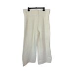 SKIMS  Cozy Knit Pants Women’s Size 2X/3X Cream Wide Leg Fleece Loungewear VGUC Photo 1