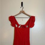 SNDYS x REVOLVE Peaches Linen Dress Red Size L Photo 1