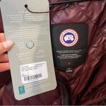 Canada Goose NWT  Cypress Puffer Vest Botanical Quilt in Garnet Stone Burgundy Photo 7