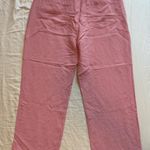 BLANK NYC The Baxter Ribcage Straight Leg Pink Linen Pants Photo 2
