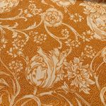 Joie Orange and White Floral Midi Dress  Size Medium Photo 2