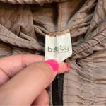 Booty By Brabants  light brown zip up hoodie size large Photo 2