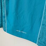 Under Armour Teal Cold Gear Hooded Long Sleeve Active Sporty Top ~ Size M Photo 8