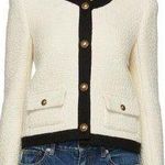 Saint Laurent NEW NWT Off-White Tweed wool silk Jacket Size 4 (36 Fr) womans Photo 0