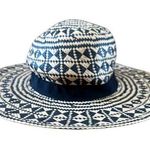 Maison Pholya Sun Hat Wide Brim Woven Straw Women's One Size Italy Brown Photo 0