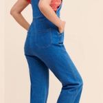 Capulet  Lennon high waisted wide leg retro denim overalls size large Photo 1