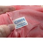 nightgown satin lace collar pink floral Size M Photo 7