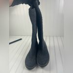 UGG  Australia Classic Cozy Knit Button Boots Blue/Gray Knit Sweater Boots Sz 7 Photo 9