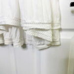 Poupette St. Barth Size S White Sasha Crochet Pleated Flutter Sleeve Mini Dress Photo 4