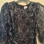 H&M x The Vampire's Wife Dress Black Silver Mystique Lace Goth Witchy Emo XS Photo 1