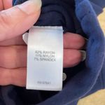 J. Jill Wearever Collection Womens Flat Front Cropped Pants Navy Blue‎ Size XL Blue Photo 4