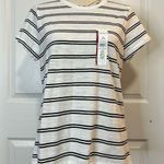 Time & Tru  Stripped Crew Neck T-Shirt Photo 0