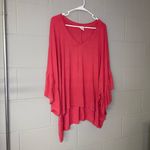 Akemi + Kin Anthropologie  Capa Fluttered Tunic in Pink Women’s Sz M/L Oversized Photo 3