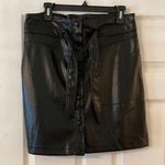 OLIA Black Leather (look like Skirt) but not leather size Xl length 19” Photo 0