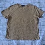 ZARA  Striped Short Sleeve Shirt size Medium Photo 0