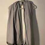 Lululemon  Vinyasa Scarf Wrap Reversible Logo Snap Stretch Striped Gray White OS Photo 2