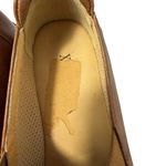 XENIA Leather Comfort Loafers Brown & Taupe Slip Photo 7