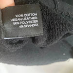 Saks 5th Avenue Saks Fifth Avenue Black and Metallic Sweatshirt Photo 4