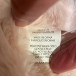 Splendid  Light Pink Fuzzy Cross Slide Slippers, NWT Photo 5