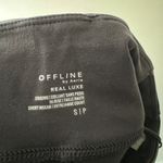 Aerie NEW!!  Offline Real Luxe Faux Leather Black Leggings Hi-Rise Photo 5