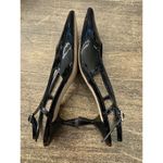 Steve Madden Steve Madden ZEINA SANDAL BLACK LEATHER Slingback Kitten Heel Size 8.5 Photo 3