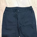 Lane Bryant Jeans Plus 18 Black Zip Ankle Denim Pants Crop Capri Photo 1