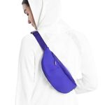 Athleta Kinetic Crossbody/Waist Belt Bag Nylon Fanny Pack In Merlin Blue Photo 0