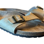 Birkenstock Women's Madrid Sandals EU 36 US 5 5.5 Tan Birko Flor Single Strap Photo 0