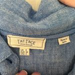 Fat Face Jolene Blue Chambray Button Down Front Maxi Shirt Dress Size 2 Photo 9