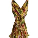 Luxxel  Floral Printed Pleated Romper Size Small New With Tags Photo 3