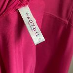 Soybu  Athletic Dress and Matching Cardigan Size Medium Pink and Lime Green Photo 6