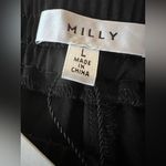 Milly x Revolve Harriet Viscose Crepe Pants Black NWT Designer Large MSRP $275 Photo 6