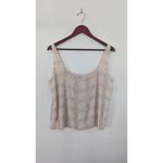 Vintage Daymor Couture Womens 14 Light Pink / Peach Sequin Silk Beaded Blouse Photo 4