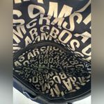 Marc Jacobs  Black and Gold Pebbled Leather Crossbody Hobo Bag Photo 5