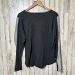 American Fighter  Abington Long Sleeve Tee Gray Two Tone Womens XL Photo 3