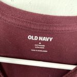 Old Navy maroon red cotton soft washed shirt casual classic style women size M Photo 2